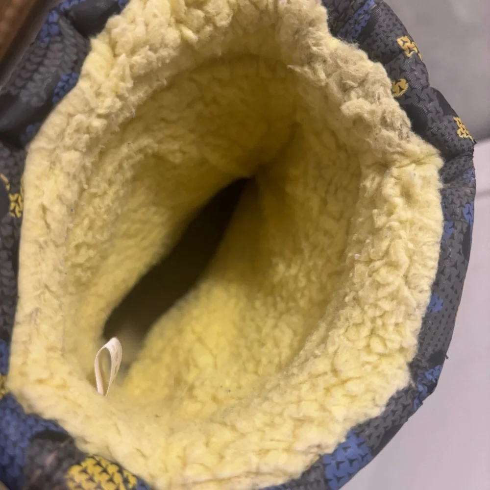 Athletech Kids' Blue and Yellow Winter Boots Size 4 Big Boy